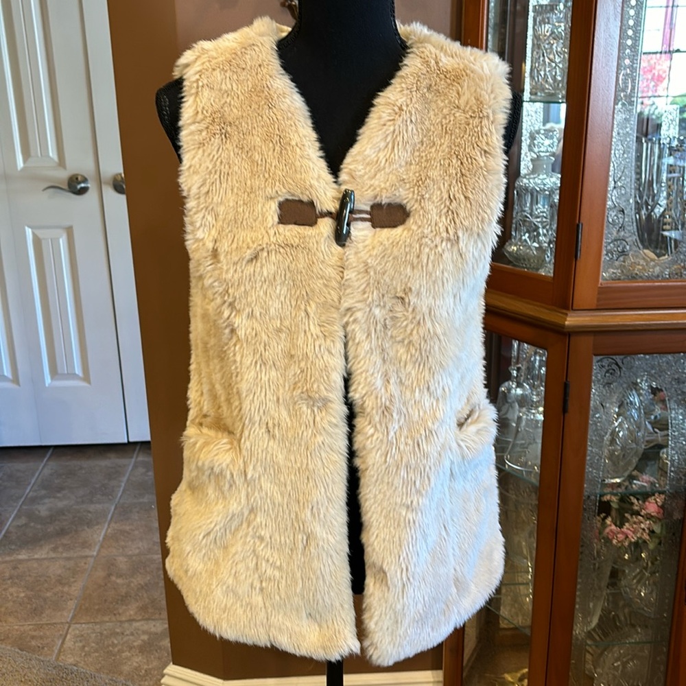 Zara Girls Faux Fur Vest/NWT
